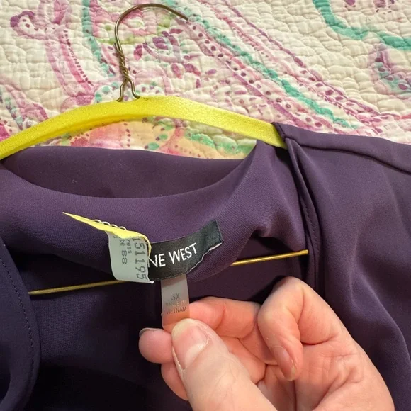 Chic Long Purple Blazer 3x - Picture 7 of 13